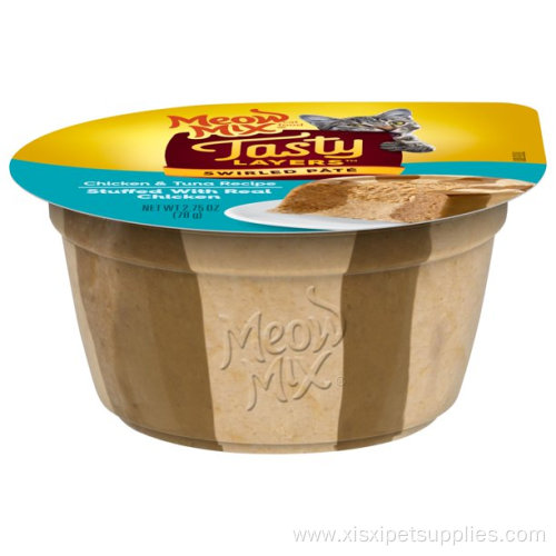Mix Tasty Layers Swirled Paté Cat Food Chicken